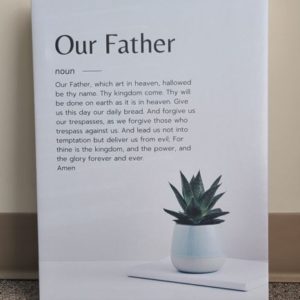 The Lord's Prayer Canvas